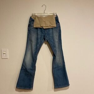 Maternity jeans, Size Large